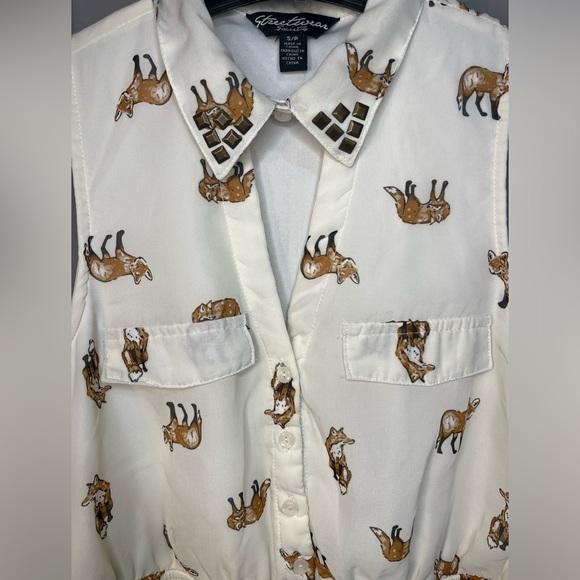 Streetwear Society mini dress foxes‚ S/P - Picture 3 of 10